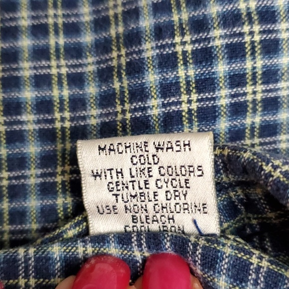 W.R. Gass Button Down Shirt/Blue/Size: XL - Picture 6 of 7